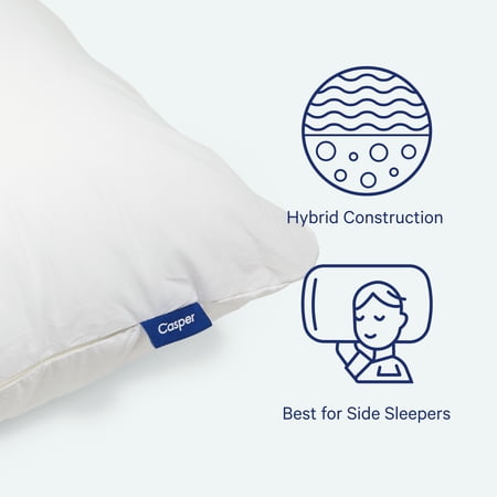 CASPER SLEEP ESSENTIAL ADJUSTABLE HYBRID PILLOW, STANDARD