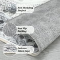 thumbnail image 3 of Hasoo Runner Rug 2x6 Distressed Geometric Floral Indoor Washable Rug for Hallway Bohemian Contemporary Rug, Beige Gray, 3 of 7