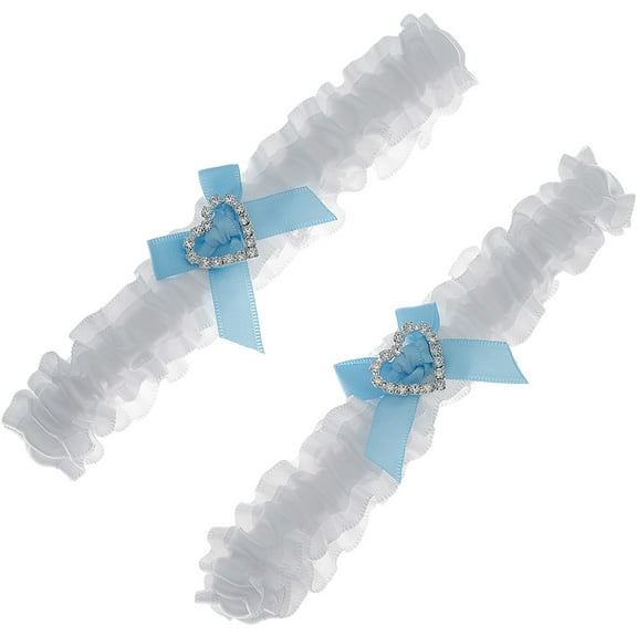 ifundom 2-Piece Bridal Lace Garter Set Wedding Dress Accessories Elegant Style for Bride Special Occasion