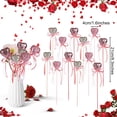 thumbnail image 5 of 12pcs Valentines Decorations,Valentine's Day Glitter Foam Heart Picks Decoration for Wedding Flower Arrangements Home Holiday Party Crafts Supplies, 5 of 7