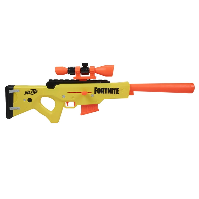 フォートナイト スナイパーライフルBASR-L Nerf Fortnite BASR-L Bolt-Action Blaster with 12 Darts, Kids