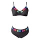 thumbnail image 3 of WILLBEST conjunto de Bikini de Cintura Alta para Mujer, Traje de Baño de Dos Piezas con Nudo Frontal, 3 of 4