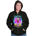 thumbnail image 3 of Betty Boop Air Brushed Supastar Zip Hoodie Sweatshirt Women Brisco Brands X, 3 of 6
