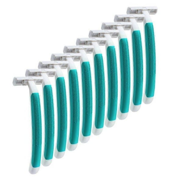 50 PCS High Quality Head Beard Sensitive Shavers Disposable Razors Twin Blade for Home Travel Men Women