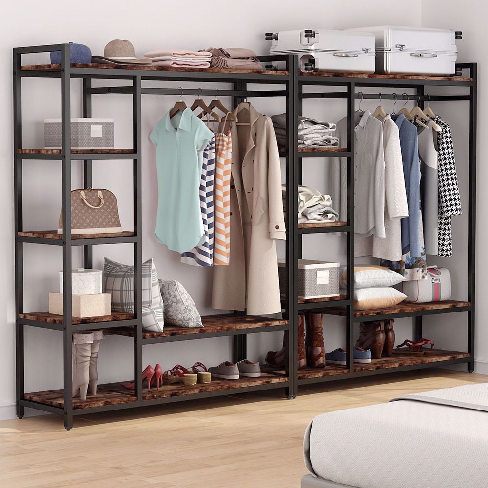 Tribesigns Free-Standing Closet Organizer, Heavy Duty