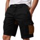thumbnail image 1 of Ceisia Gift Men's All-Season Work Shorts - Fashion Solid Color Multi-Pocket Outdoor Sports Cuffed Hem Casual Shorts, 1 of 6