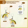 thumbnail image 2 of Llavero Siifert Emotional Support Positive Taco Acrylic, 2 of 7