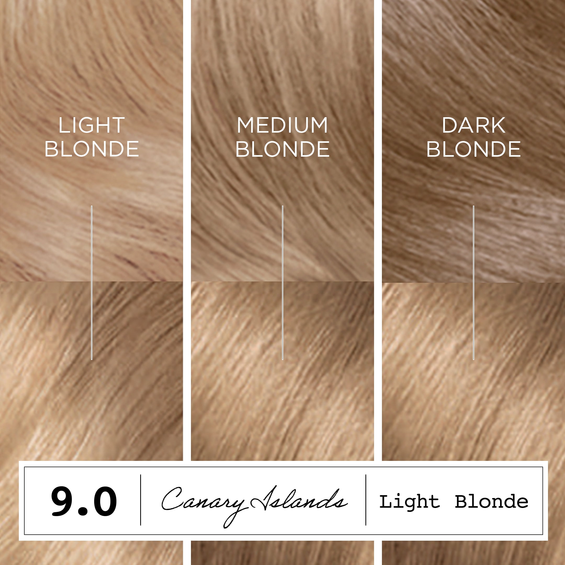Clairol ColorStrong Permanent Zero Ammonia Hair Dye, 9.0 Light Blonde Canary Islands Hair Color, 1 Kit