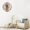 thumbnail image 3 of Waroomhouse 8.6 Inch Wood Wall Clock, Round Wall Clock Whisper Quiet Decorative Wall clock with Branch-Shaped Hands for Living Room Bedroom Kids Room Kitchen Office, 3 of 9