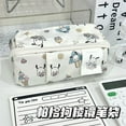 thumbnail image 5 of Sanrio Large Capacity Pencil Case Kawaii Hello Kitty Pachacco Cinnamoroll Multifunction Students Pencils Bag Stationery Supplies, 5 of 19