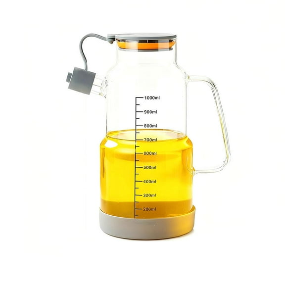 Borosilicate glass oil bottle Cooking Oil Bottle 1000ml Glass Oil Bottle 1p