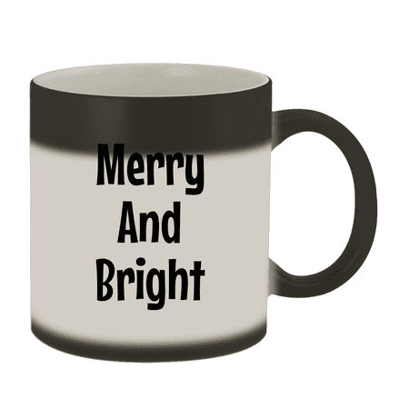 

Merry And Bright - 11oz Magic Color Changing Mug Matte Black