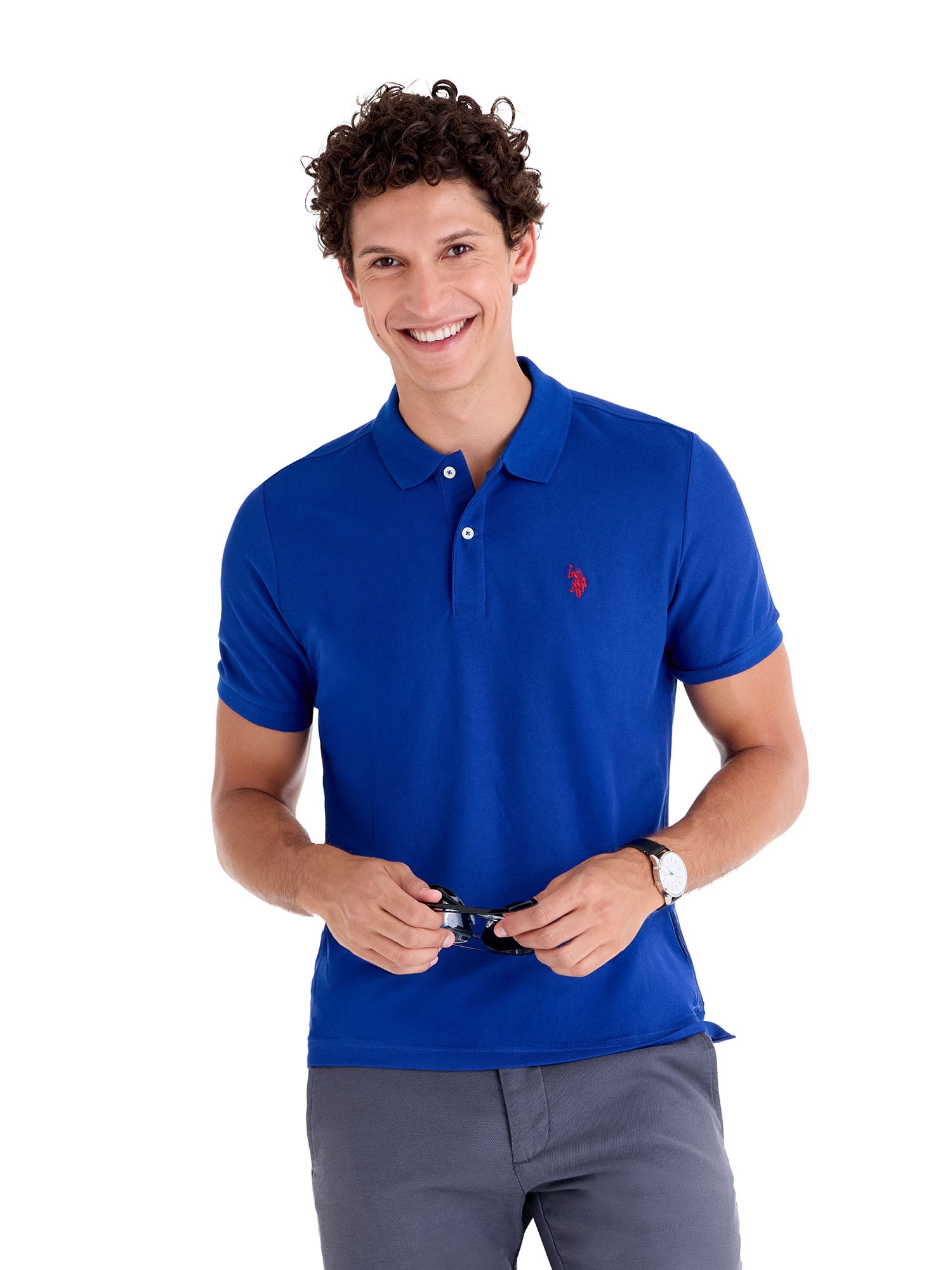 U.S. Polo Assn. Men's Performance Pique Polo Shirt