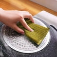 thumbnail image 3 of 2 Pcs Thickened Scrubbing Dishcloth, Non-Scratch Dishwashing Sponge, Kitchen Absorbent Scrubber, Non Scratch Scrubbing Sponges Dish Pads, Multipurpose Cleaning Tool for Pots Pans (Yellow), 3 of 7