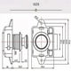 thumbnail image 5 of Cerradura para muebles con acabado en níquel mate para gabinetes de yates, cerradura para cajón de barco, cerradura con botón pulsador de fácil instalación, combinación de manija y cerradura adecuada, 5 of 5