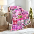 thumbnail image 3 of Flamingo Gifts for Women Girls Flamingo Blanket Just A Girl Who Loves Flamingos Gifts for Flamingo Lovers Super Soft Flannel Flamingo Throw Blanket 50"X40", 3 of 5