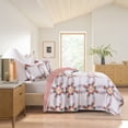 thumbnail image 6 of 3 Pcs 100% Cotton Double-Ring Chain Patchwork Quilt Bedspread Set |Sofa and Breathable Bed Coverlet Set Rustic/Lodge Style, 6 of 12