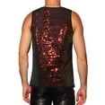 thumbnail image 3 of INSPIRE CHIC Sequins Tank Top for Men's Crew Neck Sleeveless Party Vests M Golden, 3 of 5
