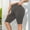 Gray, variant on Generic Women's Plus Size Gym Short Leggings Ultra Soft Cotton Shorts Under Dresses Mid Thigh Seamless Leggings Pants