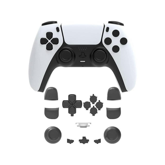 Replacement Repair Kits for PS5 / Playstation 5, D-pad + PS Microphone Buttons + Share Options + R1 L1 R2 L2 Trigger + ABXY Bullet Button, Full Set Buttons