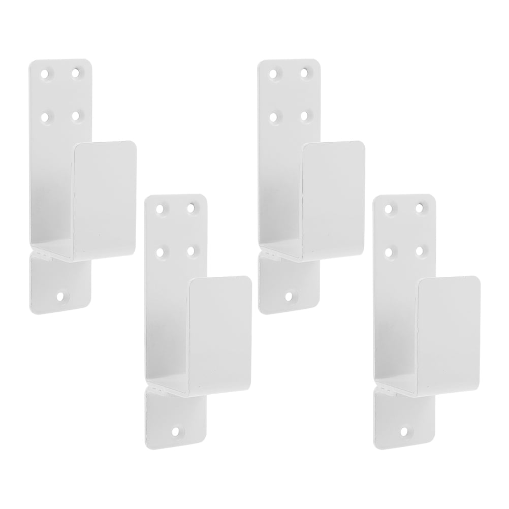 Amosfun Steel Door Bar Holder Set with U-Shaped Bracket for Enhanced Front Garage and Basement Door Security