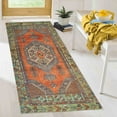 thumbnail image 3 of Non Slip Rugs, Orange Rugs, Oriental Rugs, Orange Rug, Rug, Easy To Clean Rugs, Office Decor Rugs, Dining Room Rugs, Large Rugs, Turkish Rug, 2.6'x5' - 80x150 cm, 3 of 6