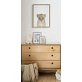 thumbnail image 5 of Kate and Laurel Sylvie Baby Lion Color Framed Canvas Wall Art by Simon Te of Tai Prints, 18x24 Natural, Adorable Animal Art Wall Décor, Kids Room, Playroom, 5 of 6