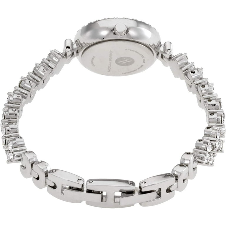 Adrienne Vittadini Collection Silver Braided Womens Analog Quartz Watch Walmart