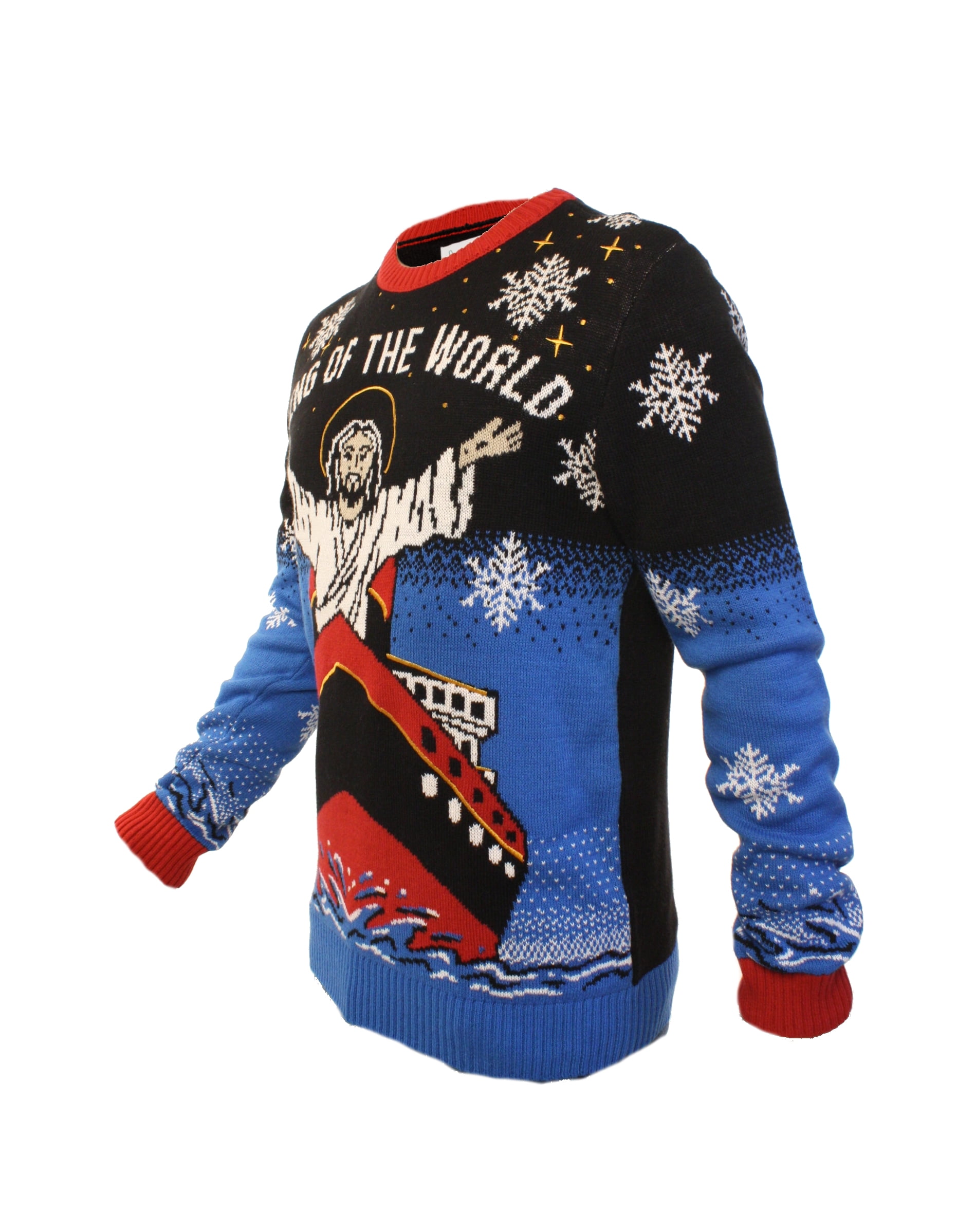 Ugly Christmas Party Ugly Sweater Mens Unisex Assorted Jesus Long Sleeve Sweatshirt