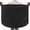 Black-21.7x21.7x13.8 Inch (Pack of 1), variant on Round Wicker Storage Basket Black & Jute, 21.7x21.7x13.8 Inch (Pack of 1) For Blanket And Laundry