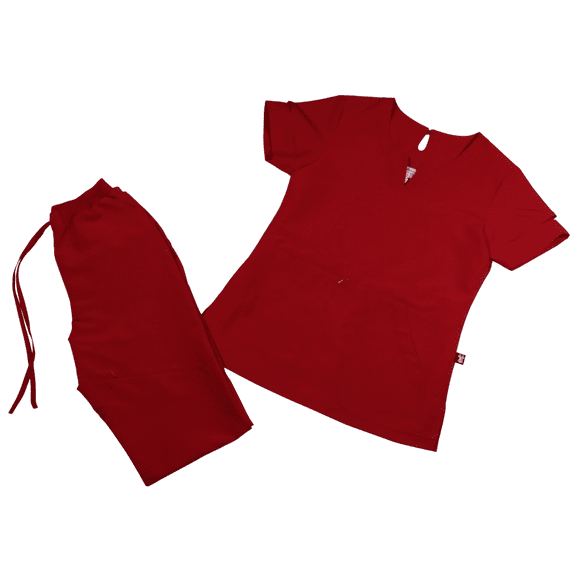 Pijama QUIRURGICA LLAMA PIJAMA ORQUIDEA POMPELAN RED M