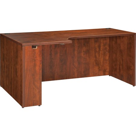 Lorell Left Corner Credenza 66"x36"x24"x29-1/2" Cherry 69911
