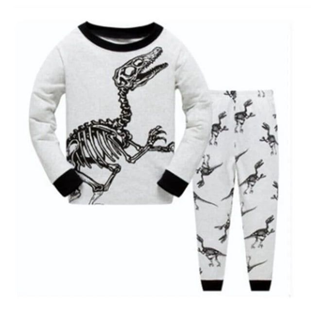 Conjuntos de pijamas para bebés, ropa de dormir de 2T-7T con animales para niños y niñas, ropa de dormir de Navidad para el hogar, pijama de I Love Mom Dad H127