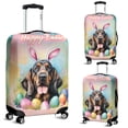 thumbnail image 2 of Happy Easter Bloodhound with Bunny Ear Headband and Flowers Travel Luggage Cover Dog Lover Suitcase Dust Protective Decor - 13001, 2 of 5