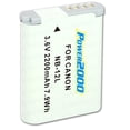 thumbnail image 2 of Power2000 NB-12L 3.6V 2200mAh Replacement Rechargeable Lithium-Ion Battery for Canon PowerShot N100 Digital Camera, 2 of 2