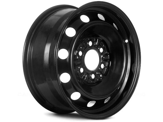 12 Hole 135mm Bolt Pattern Black 44mm Offset 17 x 7.5 Inch 6 Lug Compatible with 2004-2019 Ford F-150 Steel Wheel 