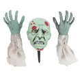 thumbnail image 4 of Estacas De Brazo De Cara De Zombi, Mano De Obra Fina Realista Accesorios De Miedo De Halloween Para Decoraciones De Halloween ANGGREK Zombie Stakes Props, 4 of 8