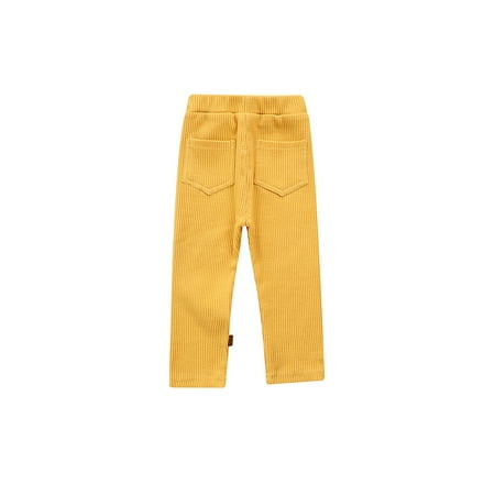 

Baby Girl Boy Pants Solid Color Home Knitting Bottom Warm Winter Knitwear Loose Trousers
