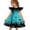 Cyan, variant on Grblisyd Halloween Girls Dresses Size 10-12 Summer Cute Pumpkin Ghost Print A Line Dress Flutter Sleeveless Crew Neck Girl Fashion Casual Dresses