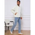 thumbnail image 5 of DARING DIVA Casual Stylish Lightweight Full Zip Up Bomber Jacket M Beige, 5 of 7