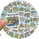 thumbnail image 2 of Paquete de pegatinas dibujadas a mano sobre viajes por el mundo, 50 unidades, de vinilo impermeable, 2 of 2