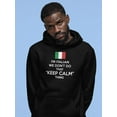 thumbnail image 2 of Old Glory Mens Don't Do Calm Italian Long Sleeve Graphic Hoodie, 2 of 6