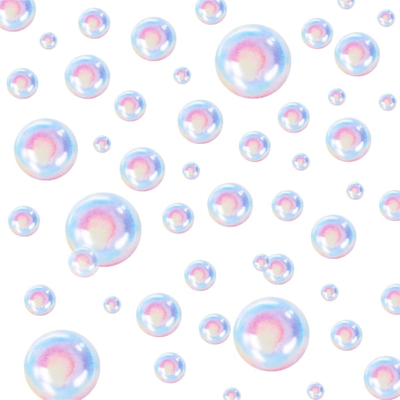 2 Sheet Bubble Stickers Colorful Bubble Wall Decal Stickers Bathroom Sticker Bubble Decal Bubble Ocean Background for Bathroom Bedroom Living Room Party Decorations,Topboutique
