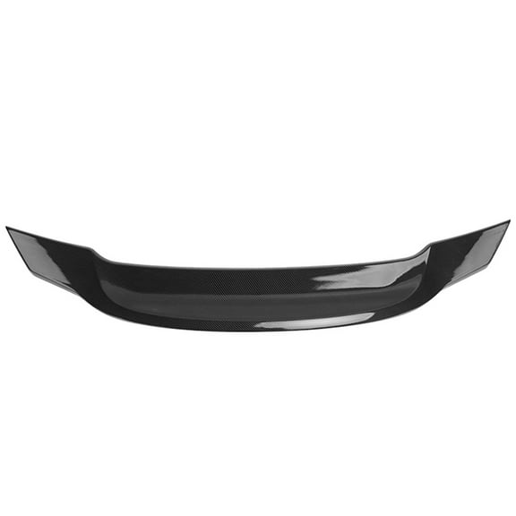 Ikon Motorsports Trunk Spoiler Compatible with 2022-2025 Subaru WRX, R Style Carbon Fiber Print ABS Plastic Rear Trunk Lid Spoiler Wing Lip