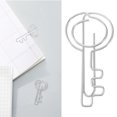thumbnail image 4 of 20 clips de papel con forma de llave, clips de alambre, marcadores, clips de planificador para agentes, oficinas, hogares, aulas, accesorios de escritorio, 4 of 7