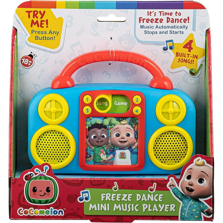 eKids Cocomelon Toy Music Player Includes Freeze Dance, Musical Toy for  Toddlers with Built-in Nursery Rhymes for Fans of Cocomelon Toys and Gifts  for