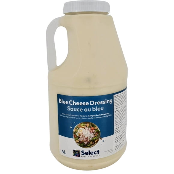 Select Blue Cheese Dressing - 4 L - Pack of 2 - Rich & Creamy - Perfect for Salads & Dips (2x4Ltr)