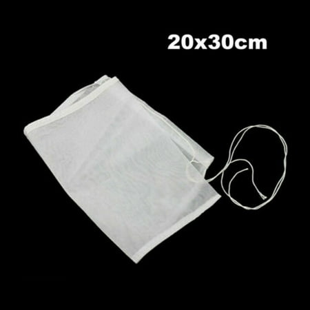 

Nylon Straining Bag Reusable Wine Strainer Bag Cheese Jelly Making Homebrew 20cm*30cm