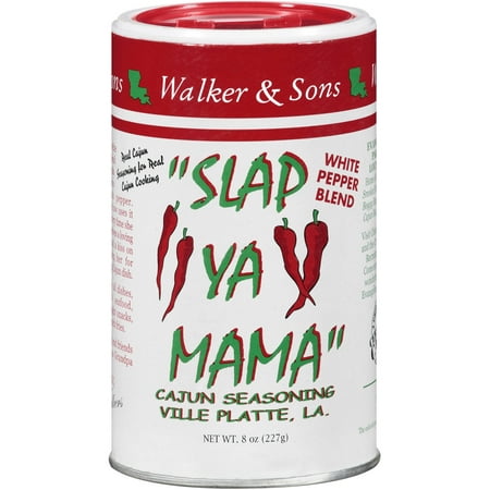 (2 Pack) Slap Ya Mama White Pepper Blend Cajun Seasoning, 8