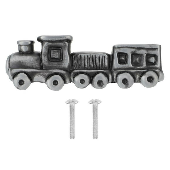 1 Set Drawer Knob Children's Room Wardrobe Handle Furniture Accessory (Grey)